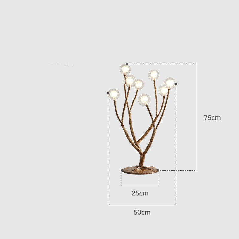 Nordic Rustic Tree Branch Floor Lamp