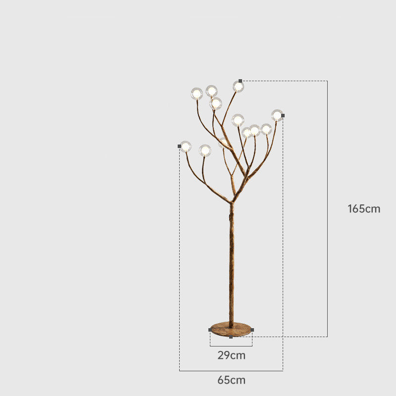 Nordic Rustic Tree Branch Floor Lamp