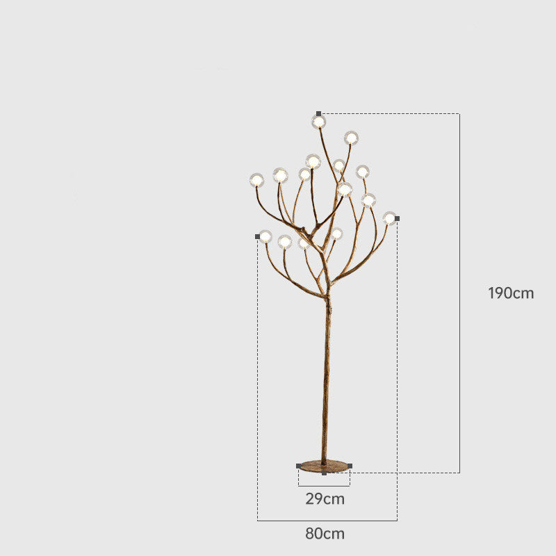 Nordic Rustic Tree Branch Floor Lamp