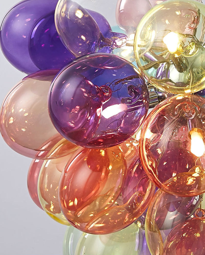 Vibrant Glass Ball Chandeliers