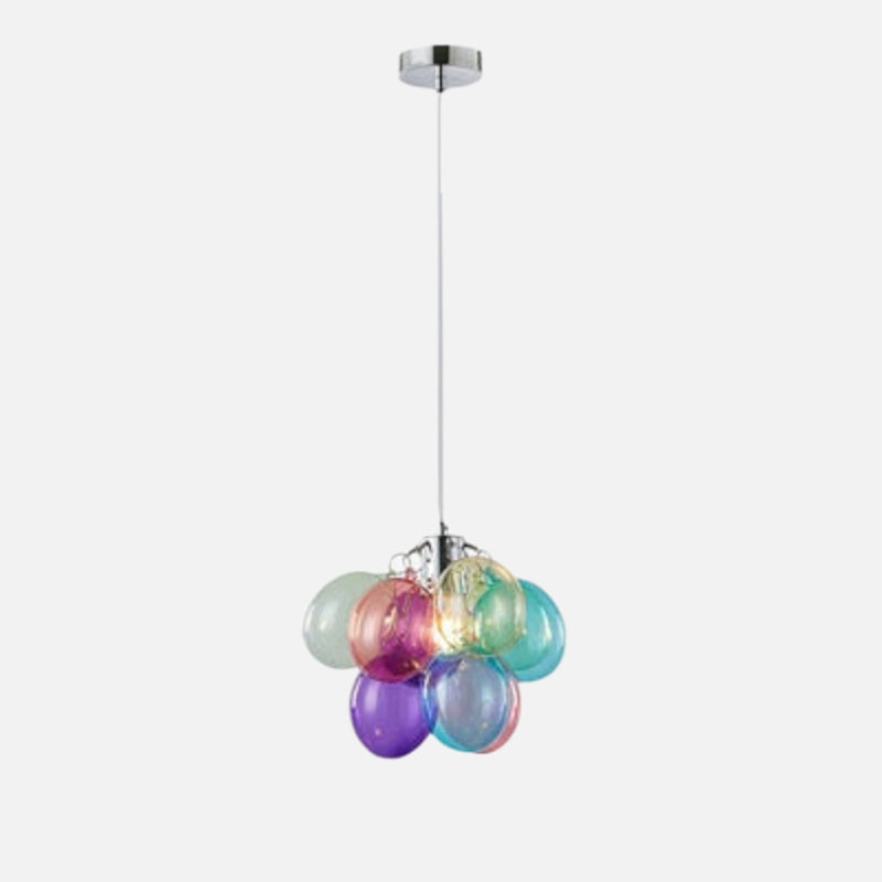 Vibrant Glass Ball Chandeliers