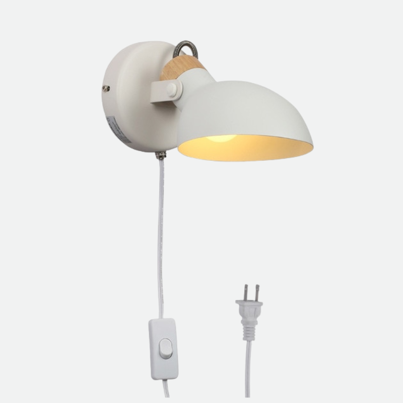 Effortless Bedside Plug-in Wall Light