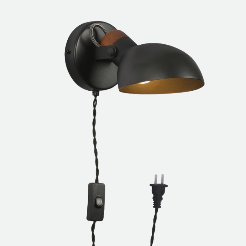 Effortless Bedside Plug-in Wall Light