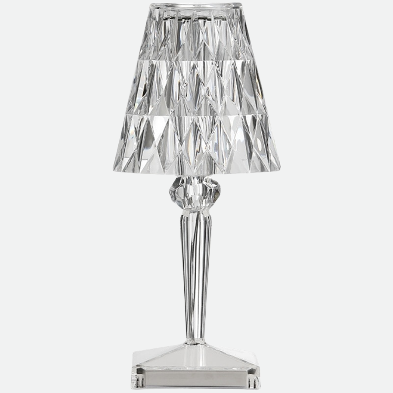 Dazzling Diamond Glass Table Lamp