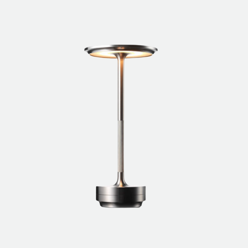 Metallic Cordless Charging Table Lamp