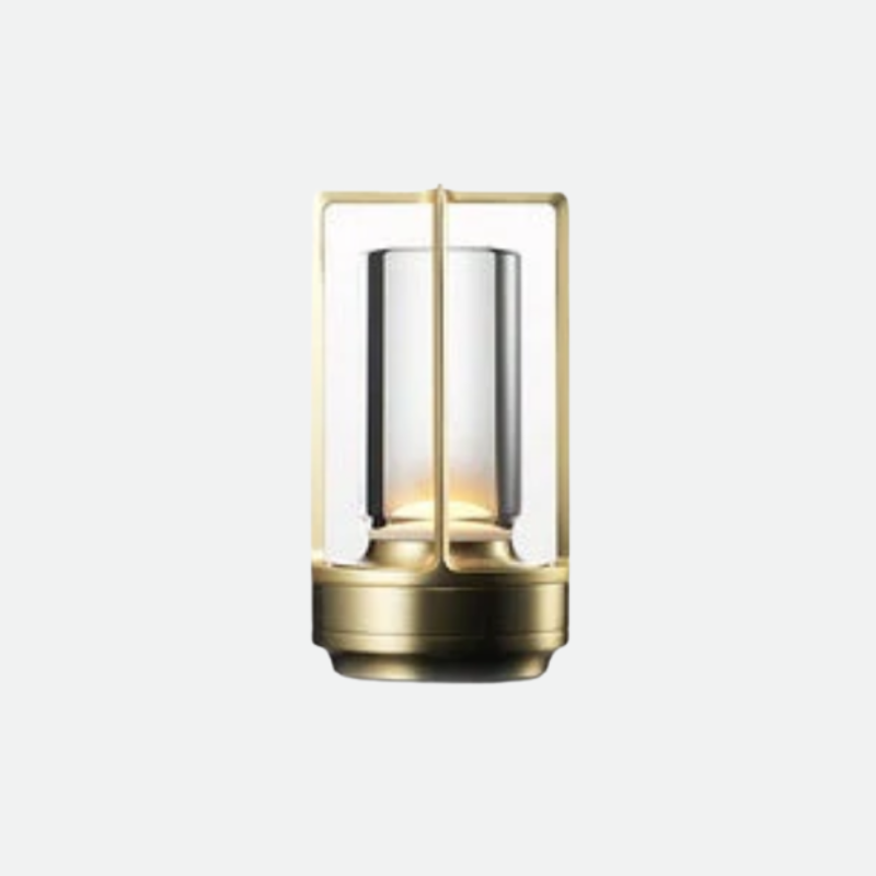 Metallic Cordless Charging Table Lamp