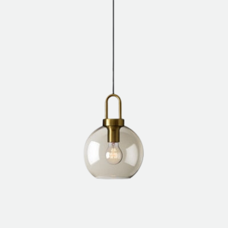 Contemporary Loft Glass Pendant Light