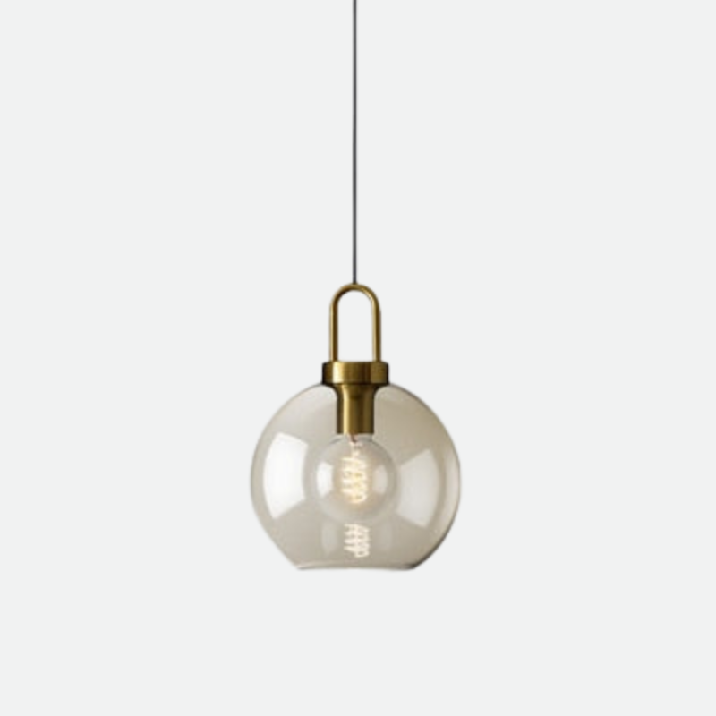 Contemporary Loft Glass Pendant Light