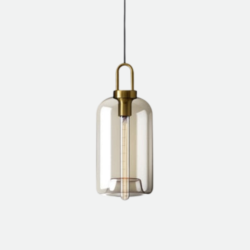 Contemporary Loft Glass Pendant Light