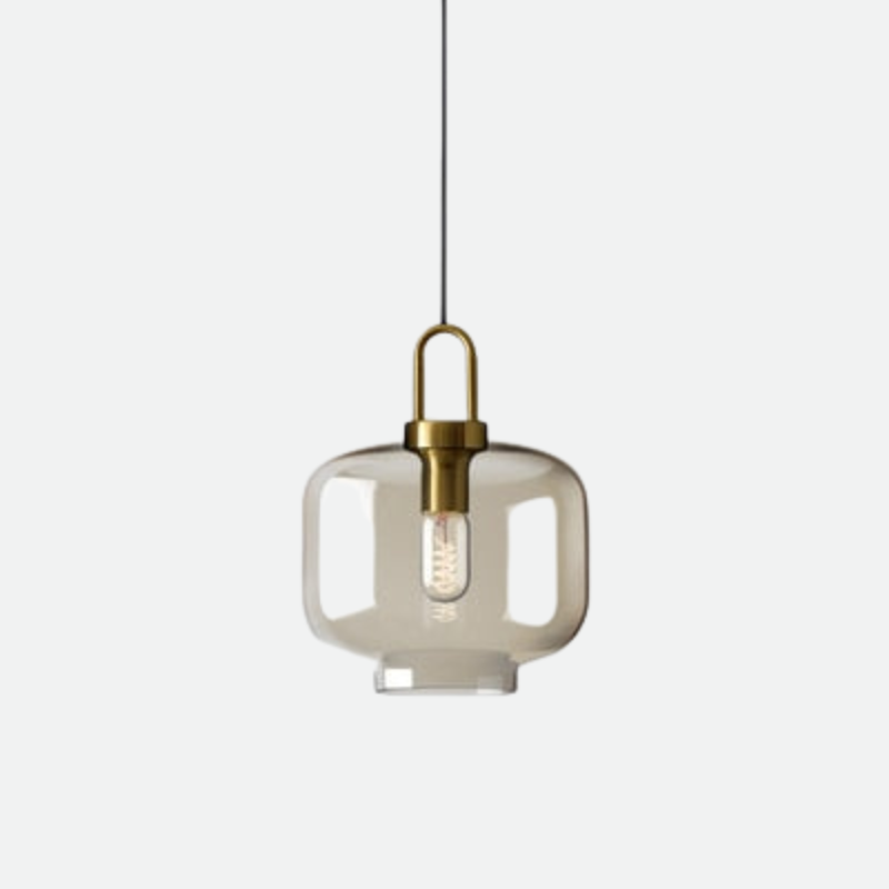 Contemporary Loft Glass Pendant Light