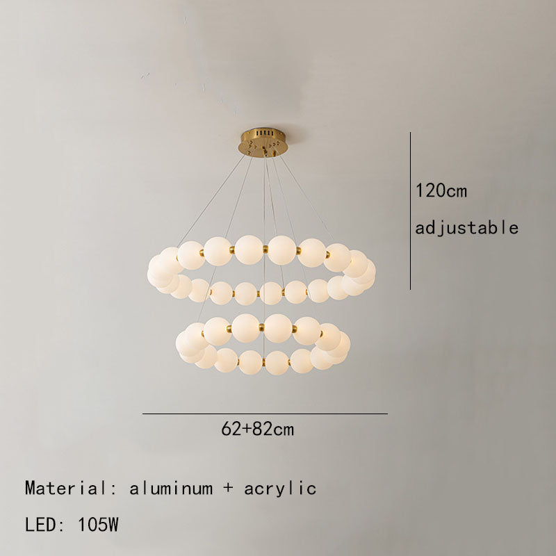 Luxury cream style chandelier
