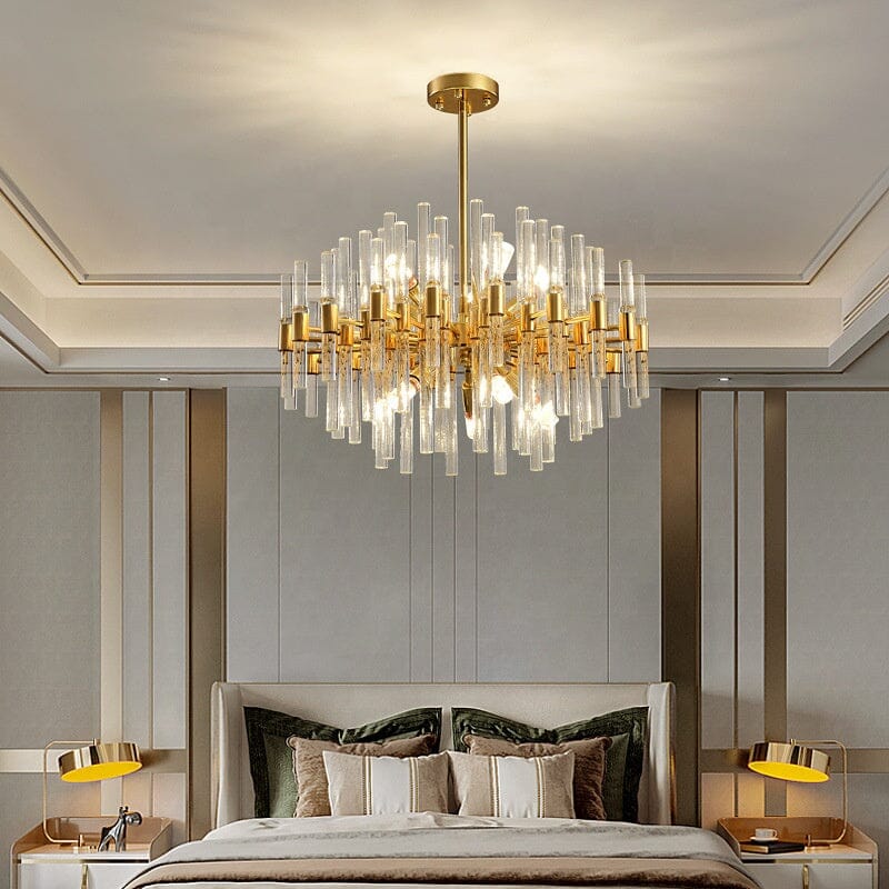 Nordic Crystal Tube Sparkling Chandelier