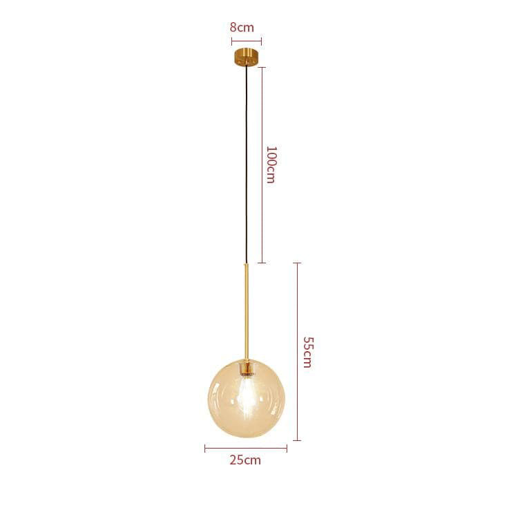 Gradient Glass Ball Pendant Lights