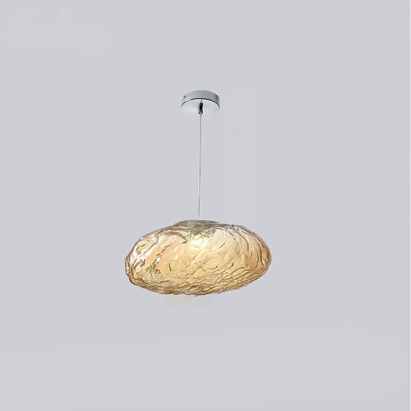 Nordic LED Cloud-Shaped Island Glass Chandelier
