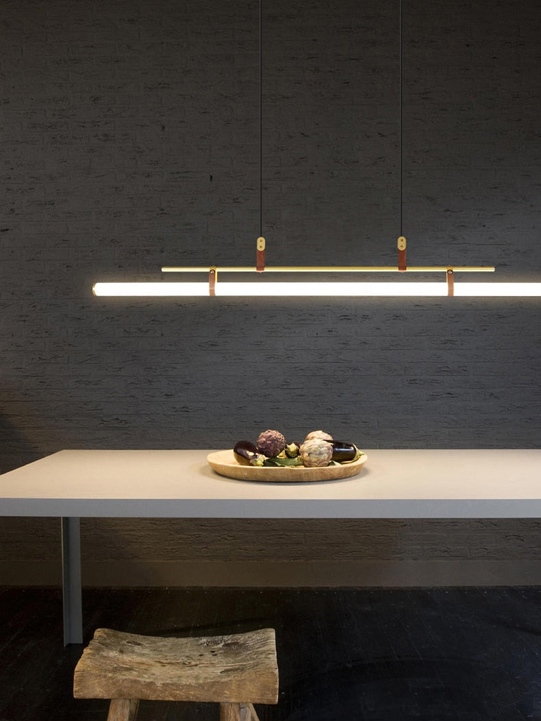 Minimalist Tube Pendant Light