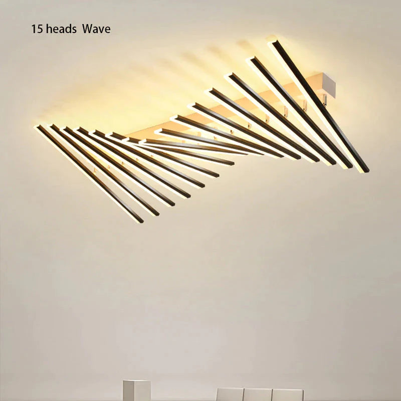 Nordic Creative Square Line Chandelier