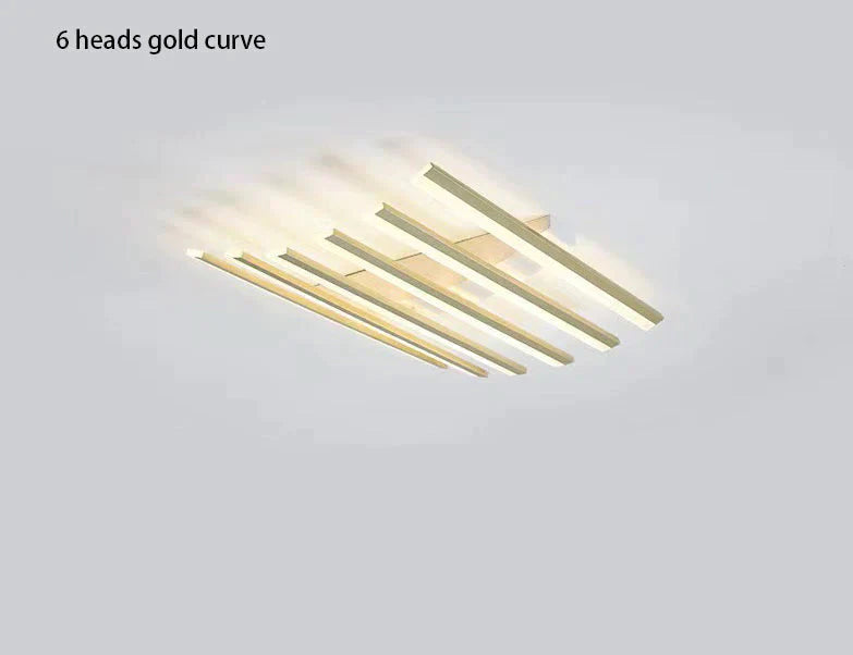 Nordic Creative Square Line Chandelier