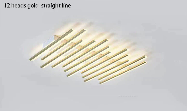 Nordic Creative Square Line Chandelier