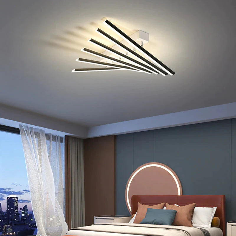 Nordic Creative Square Line Chandelier