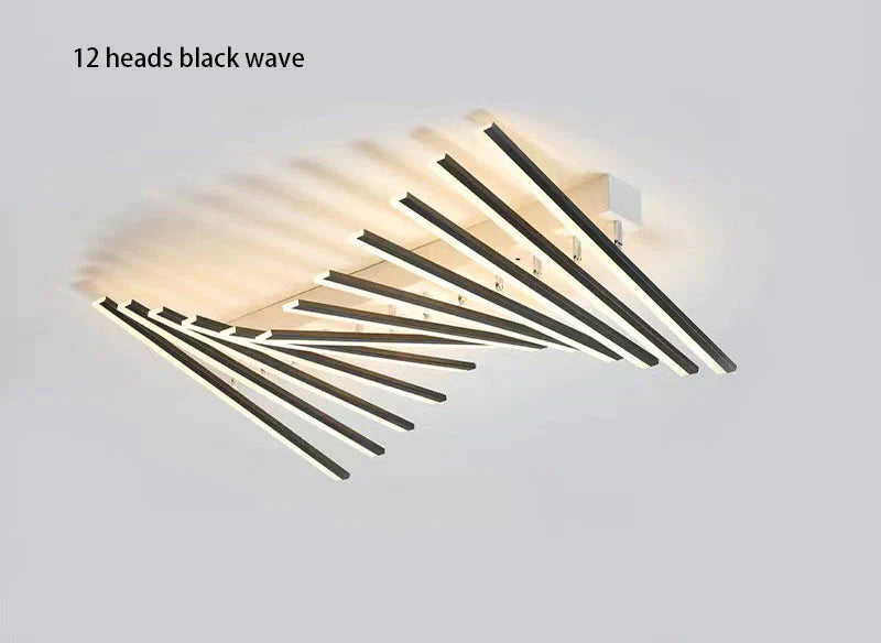 Nordic Creative Square Line Chandelier