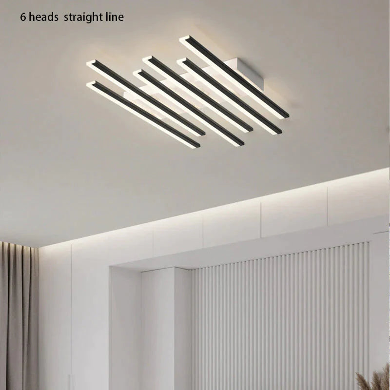Nordic Creative Square Line Chandelier