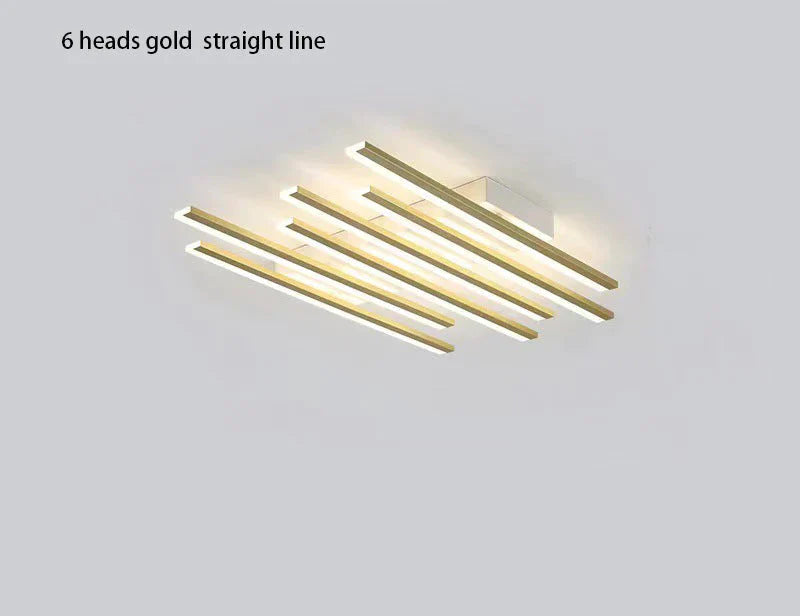 Nordic Creative Square Line Chandelier