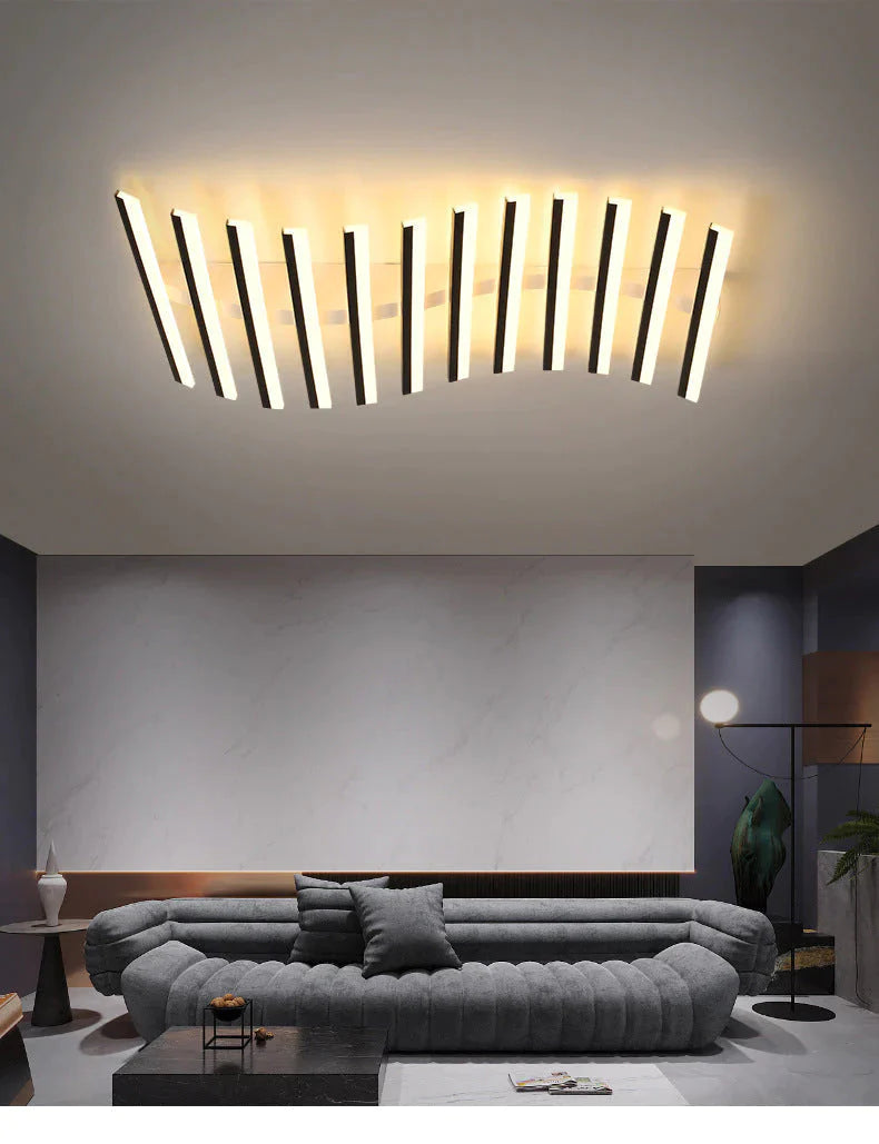 Nordic Creative Square Line Chandelier