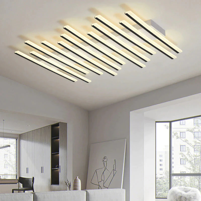 Nordic Creative Square Line Chandelier