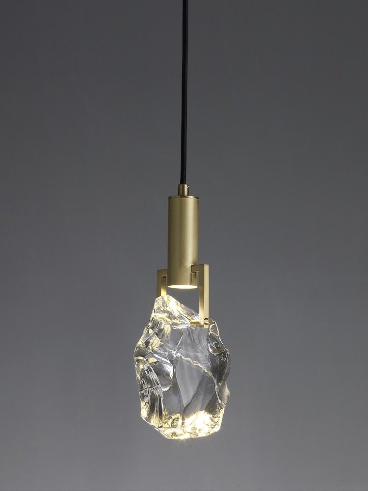 Modern Creative Crystal Stone Pendant Lamp