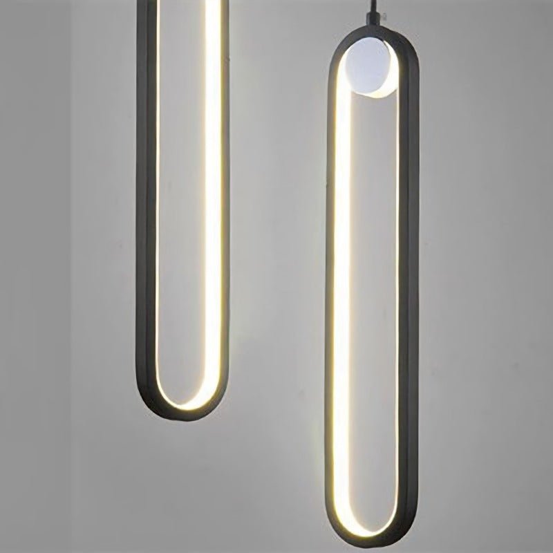 Modern LED Ovale Design Luster Fixture Pendant Lights