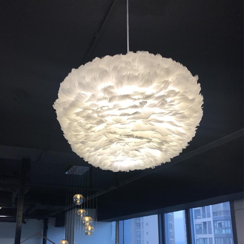 Feather Cloud Fairy Goose Pendant Lamp