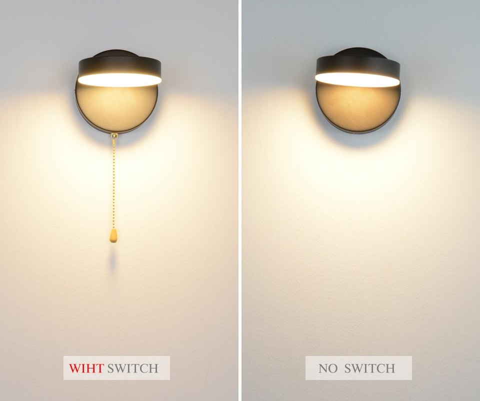 Rotating Circular Wall Lamp