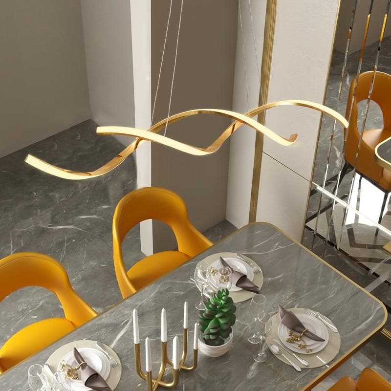 Waveform Flowing Chandelier