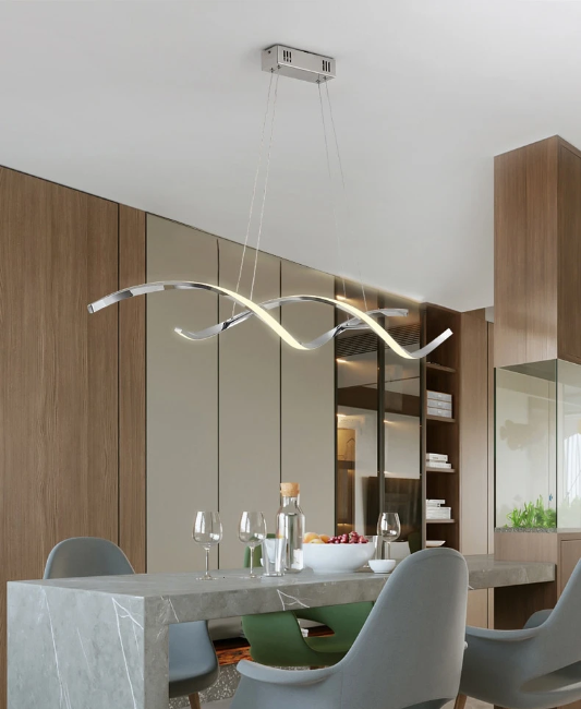 Waveform Flowing Chandelier