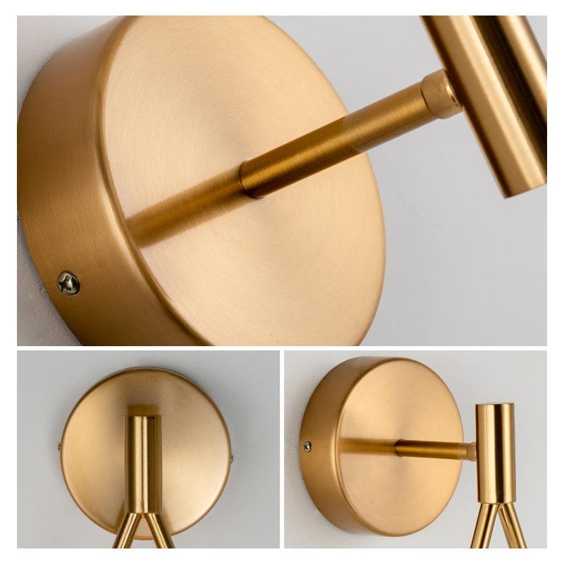 Metal Casing Glass Ball Wall Light