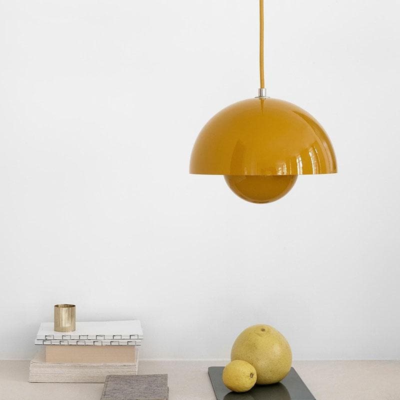 Semicircular Color Metal Pendant Light