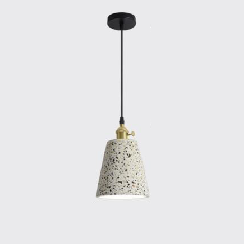 Contemporary White Cement Pendant Lights