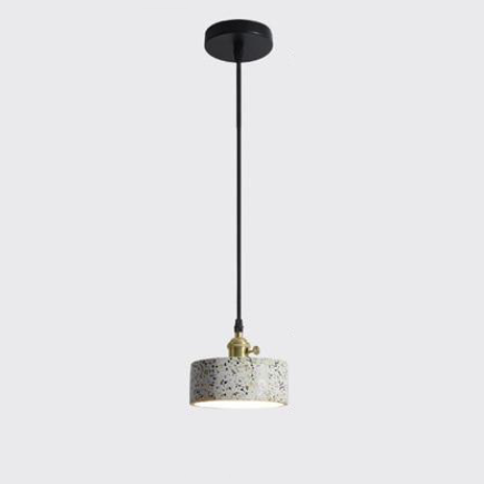 Contemporary White Cement Pendant Lights