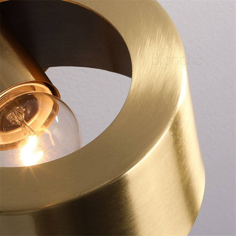 Radiant Glowing Ring Wall Light