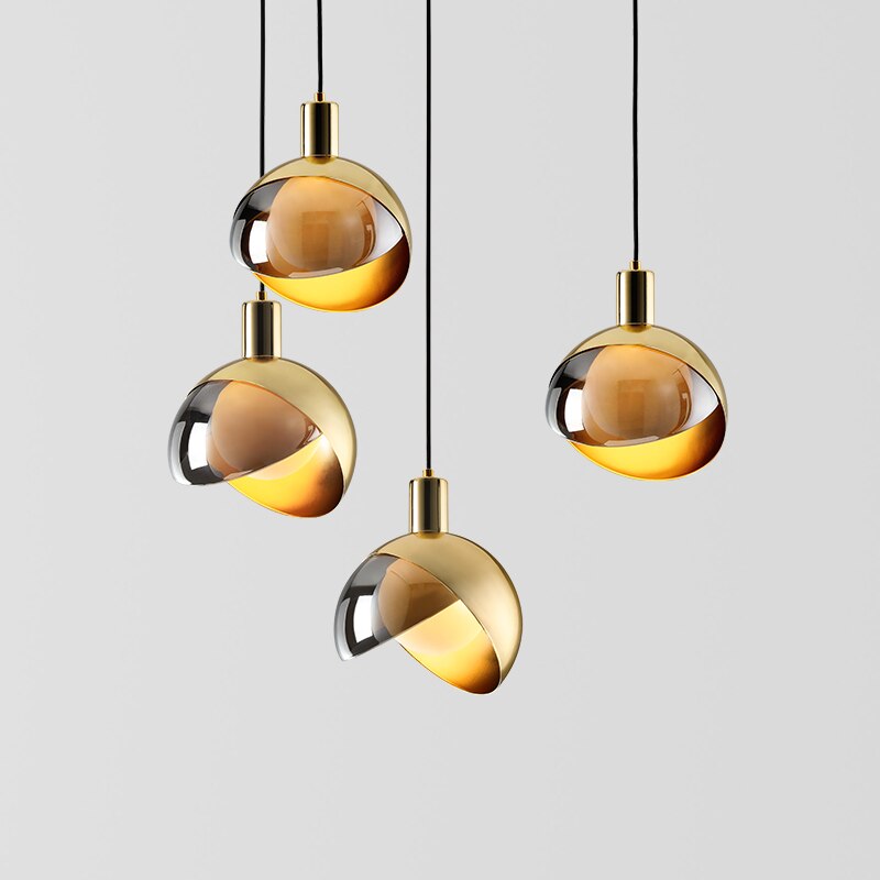 Urban Glass Metal Pendant Lights