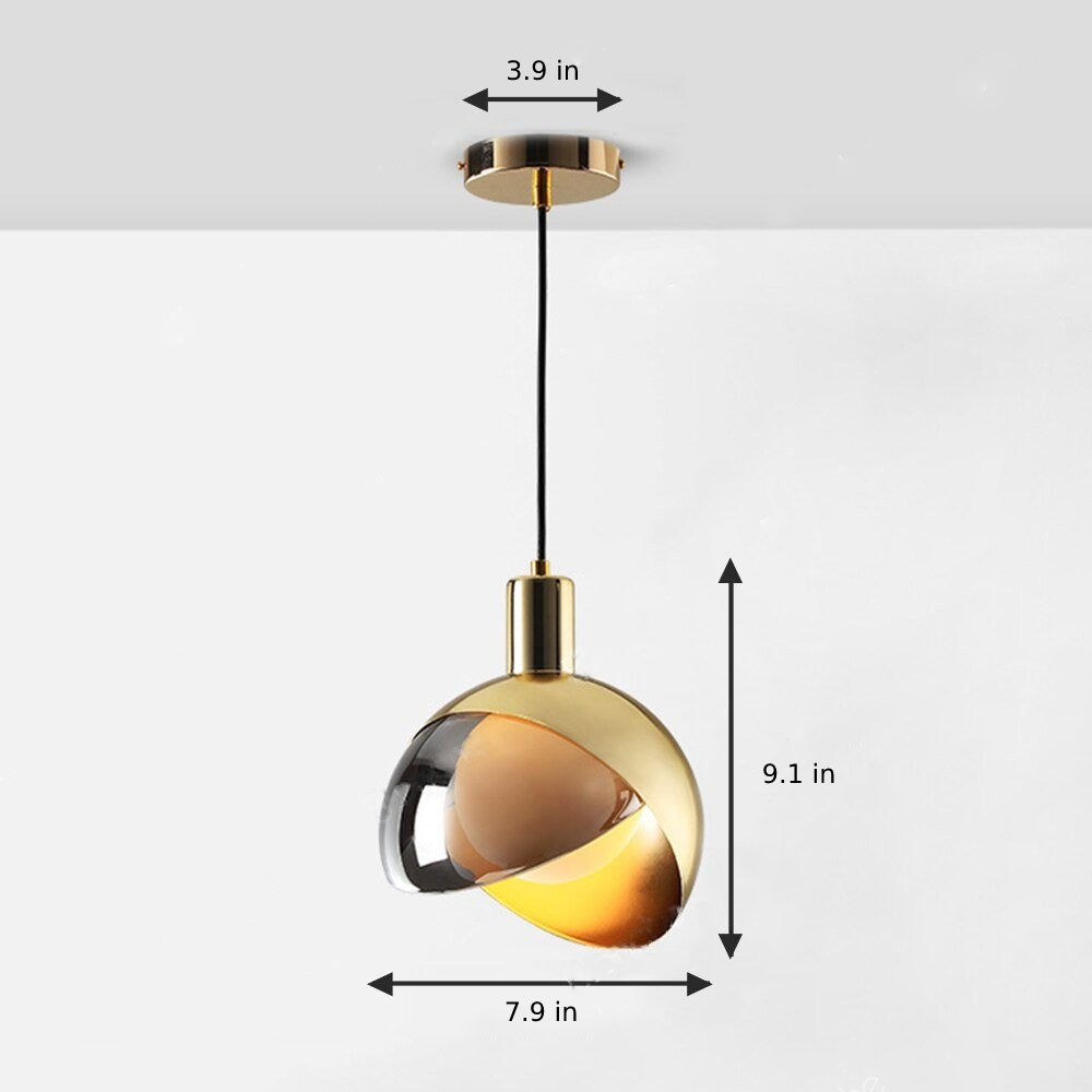 Urban Glass Metal Pendant Lights