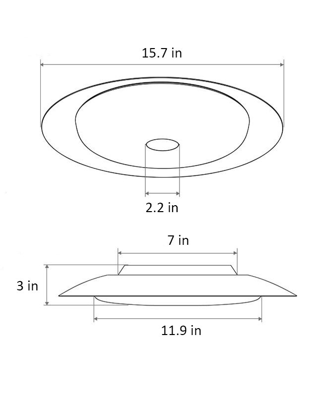 Contemporary LED Ceiling Light