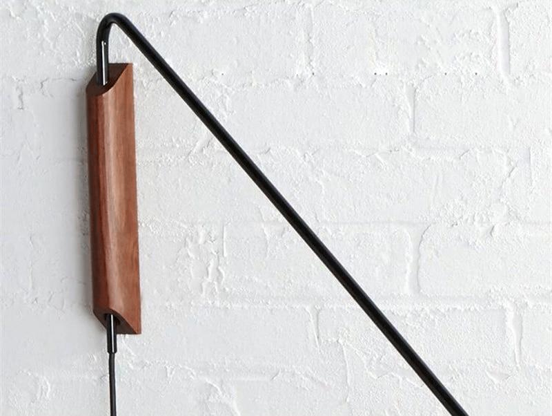 Vintage Metal Long Arm Wall Lamp