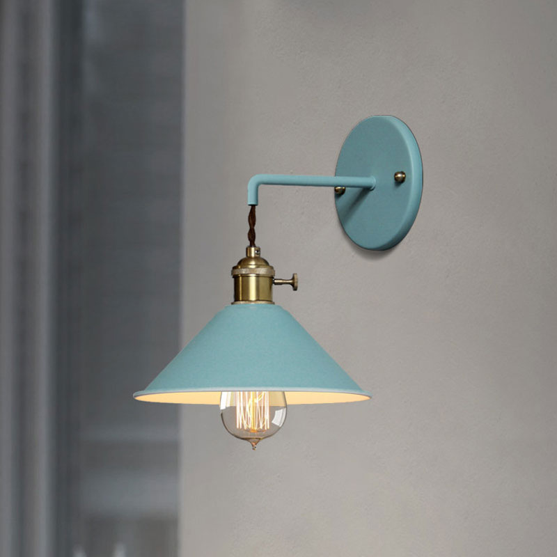 Antique Colored Metal Wall Light