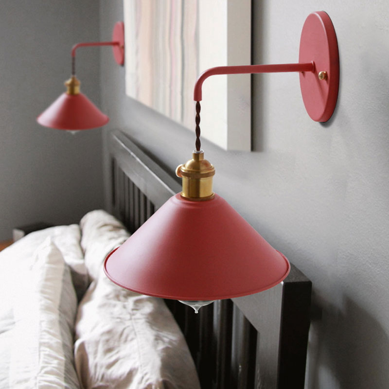 Antique Colored Metal Wall Light