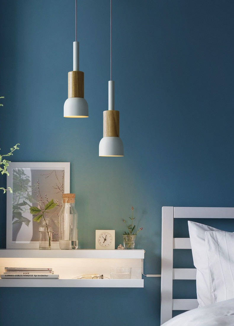 Timber Macaron Hanging Pendant Lights