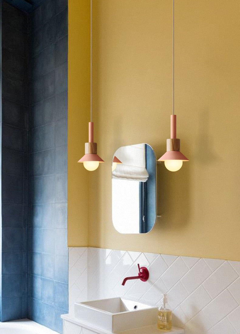 Timber Macaron Hanging Pendant Lights