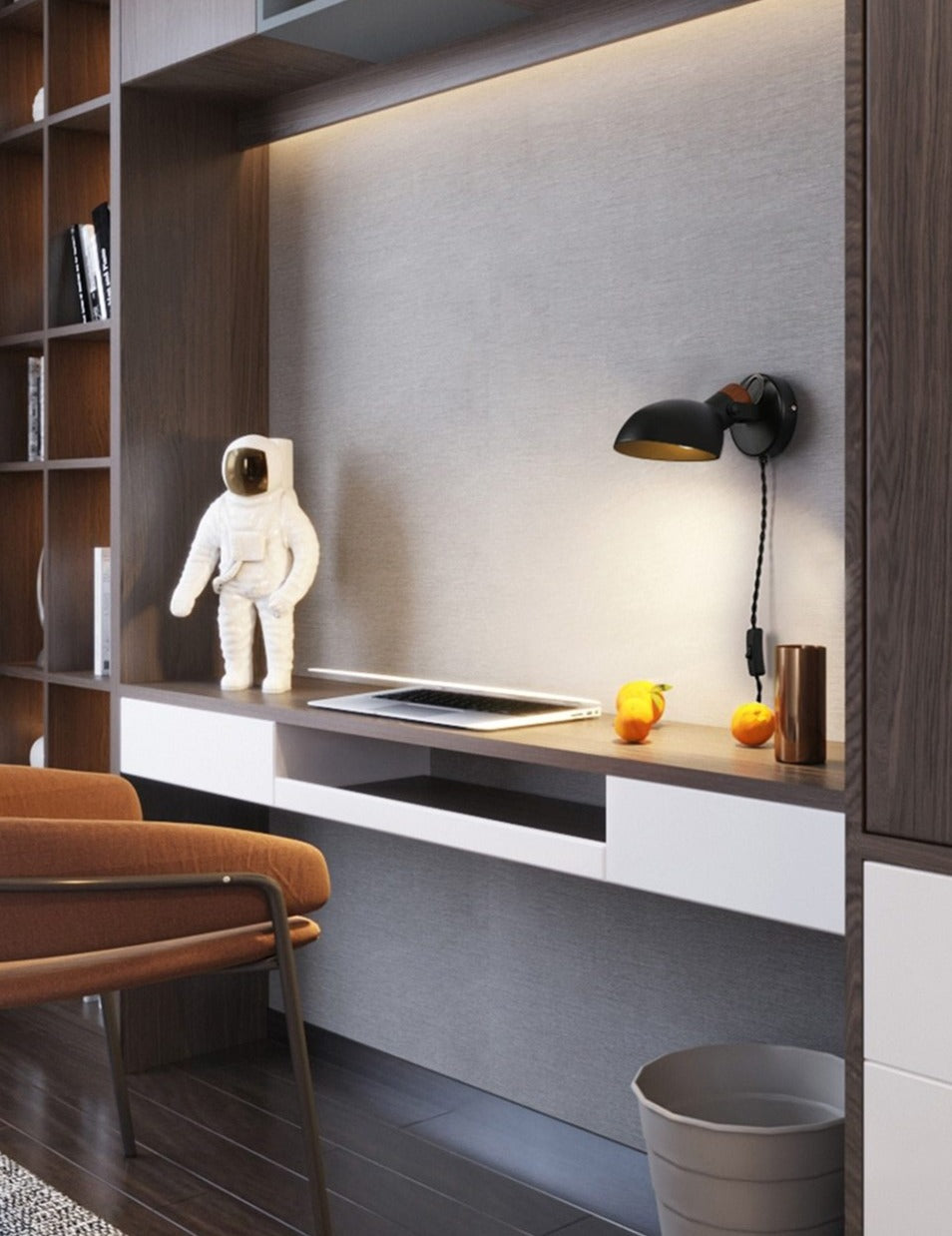 Effortless Bedside Plug-in Wall Light