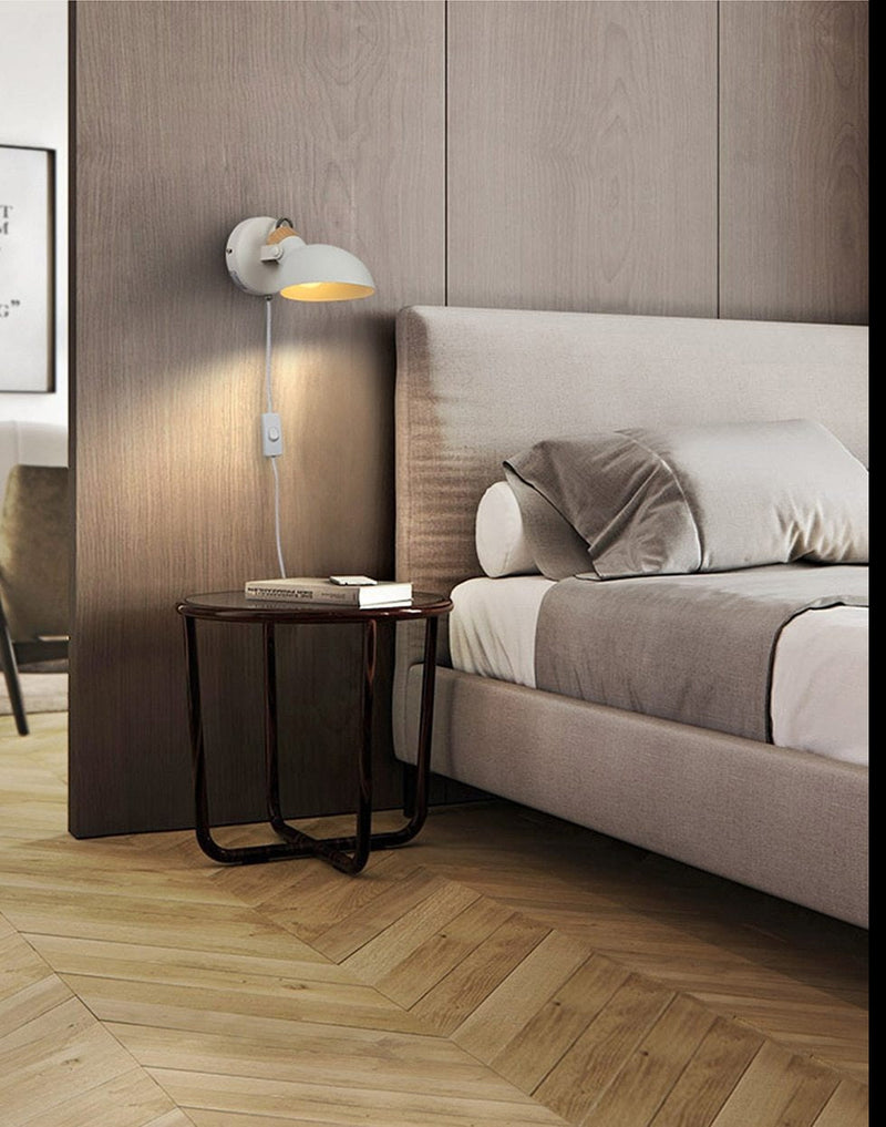 Effortless Bedside Plug-in Wall Light