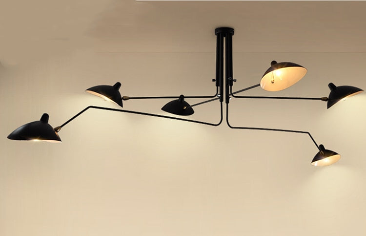 Nordic Spider Arm Chandelier Light